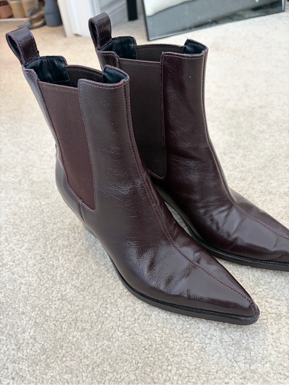 Dolce Vita Mulberry Pointed Toe Ankle Boots